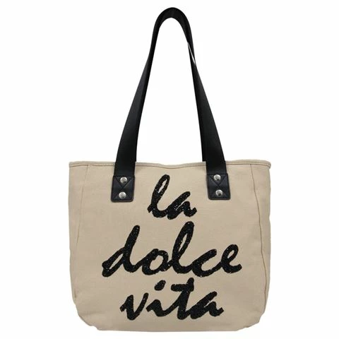 Sassy Duck - La Dolce Vita Tote Sand 1 Sassy Duck - La Dolce Vita Tote Sand