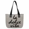 Sassy Duck - La Dolce Vita Tote Taupe