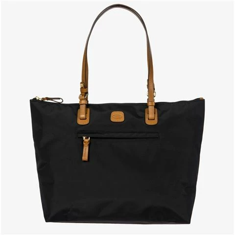 Bric's - X-Bag Sportina 3-in-1 Shopper /Detachable Shoulder Straps Black/Tobacco 1 Bric's - X-Bag Sportina 3-in-1 Shopper /Detachable Shoulder Straps Black/Tobacco