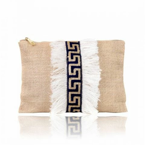 Iosifina - Navy Blue Fabric Bag 1 Iosifina - Navy Blue Fabric Bag