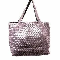 Sorena - Summer Collection Ivy Tote Bag Pink W/Black Clutch