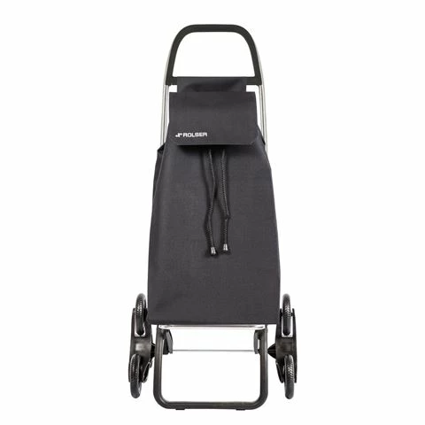 Rolser - 6 Wheel Stair Climber Shopping Trolley Black 43L 1 Rolser - 6 Wheel Stair Climber Shopping Trolley Black 43L
