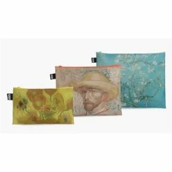 LOQI - Vincent Van Gogh Almond Blossom Zip Pocket Set 3pce
