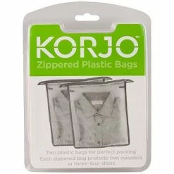 Korjo - Plastic Packing Bags Zippered