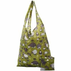 Eco-Chic - Foldaway Shopper Sheep Green