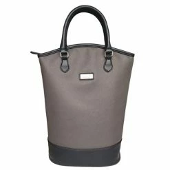 Sachi - Two Bottle Wine Tote Bag Charcoal