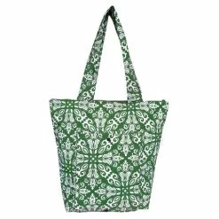 Sachi - Insulated Folding Market Tote Bag Bohemian Green