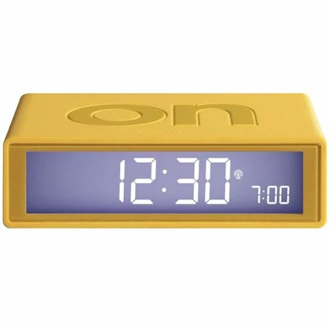 Lexon - Flip+ Alarm Clock Yellow 1 Lexon - Flip+ Alarm Clock Yellow