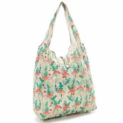 Eco-Chic - Foldaway Shopper Flamingo Beige