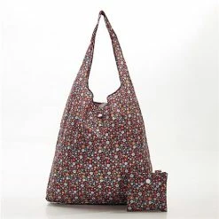 Eco-Chic - Foldaway Shopper Ditsy Black