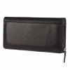 Redd Leather - Natural Milled Travel Wallet Black