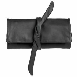 Redd Leather - Nappa Jewellery Roll Black