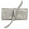 Redd Leather - Nappa Jewellery Roll Silver