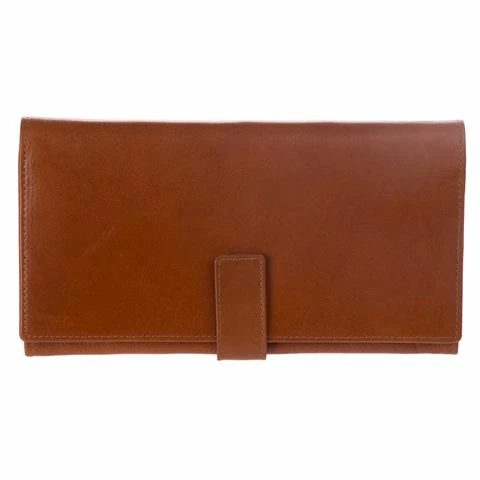 Redd Leather - Leather Travel Wallet Cognac 1 Redd Leather - Leather Travel Wallet Cognac