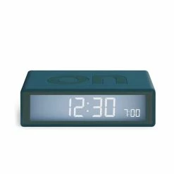Lexon - Flip+ Travel LCD Alarm Clock Duck Blue
