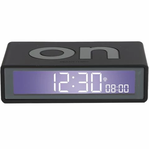 Lexon - Flip+ Reversible Alarm Clock LCD Black 1 Lexon - Flip+ Reversible Alarm Clock LCD Black