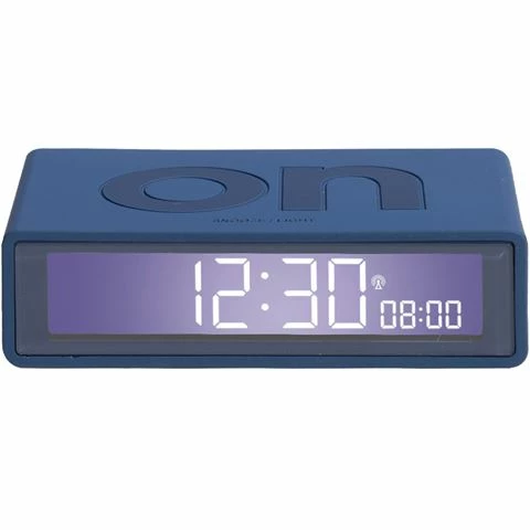 Lexon - Flip+ Reversible Alarm Clock LCD Dark Blue 1 Lexon - Flip+ Reversible Alarm Clock LCD Dark Blue