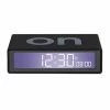 Lexon - Flip+ Reversible Travel Alarm Clock LCD Black