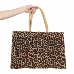 Peter's - Eco Friendly Jute Market Bag Ocelot Large