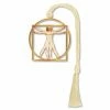David Howell And Company David Howell - Da Vinci Vitruvian Man Metal Bookmark