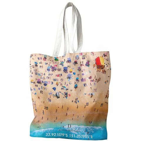 Destination Label - Aussie Ocean Tote Bag 1 Destination Label - Aussie Ocean Tote Bag