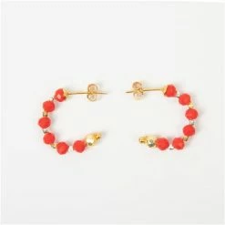 Iosifina - Faux Bijoux Earrings Red