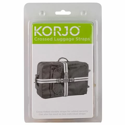 Korjo - Crossed Luggage Strap Set 1 Korjo - Crossed Luggage Strap Set