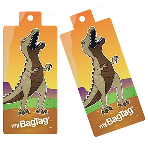 MyBagTag - Dinosaur Luggage Tag Set 2pce 1 MyBagTag - Dinosaur Luggage Tag Set 2pce