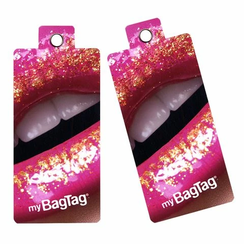 MyBagTag - Lips Luggage Tag Set 2pce 1 MyBagTag - Lips Luggage Tag Set 2pce