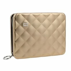 Ogon Designs Ogon - Quilted Rose Gold Aluminum Passport Wallet