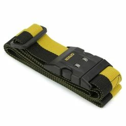 Korjo - Deluxe Luggage Strap With Combination Lock Yellow
