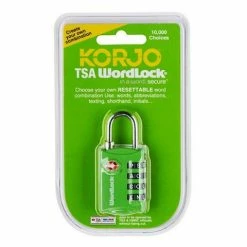 Korjo - Wordlock TSA Combination Lock Green
