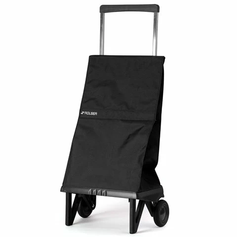 Rolser - Plegamatic Folding Shopping Trolley Black 1 Rolser - Plegamatic Folding Shopping Trolley Black